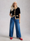 WHITE STUFF Charlotte Short Sleeve Cardigan