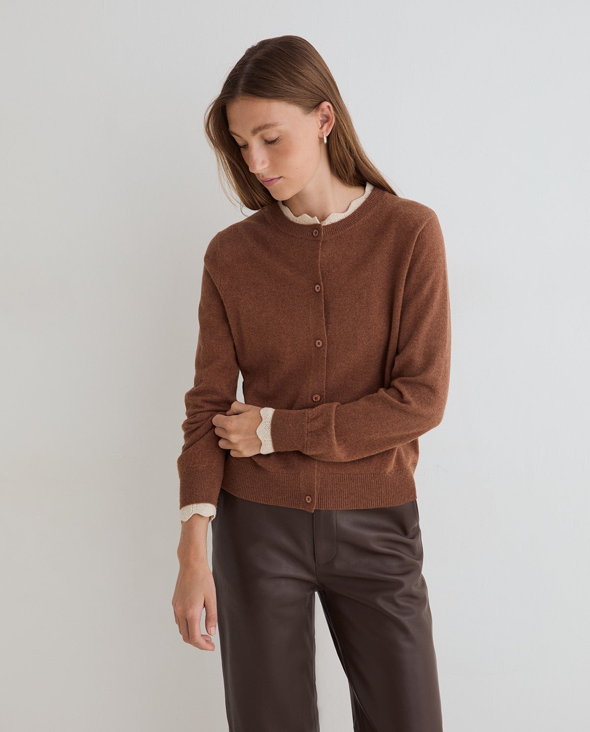 YERSE Part Wool Cardigan