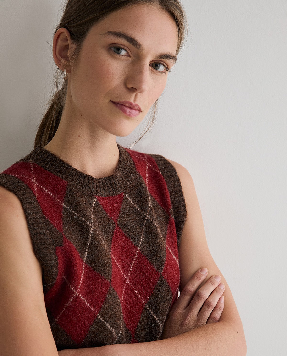 YERSE Argyle Vest