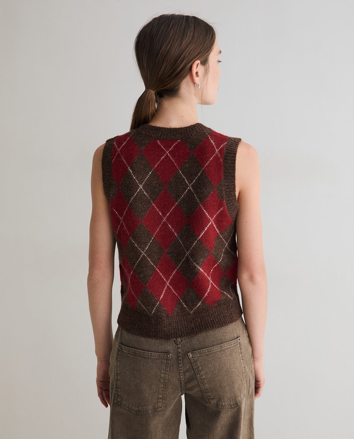 YERSE Argyle Vest