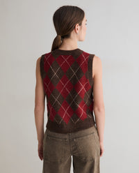 YERSE Argyle Vest