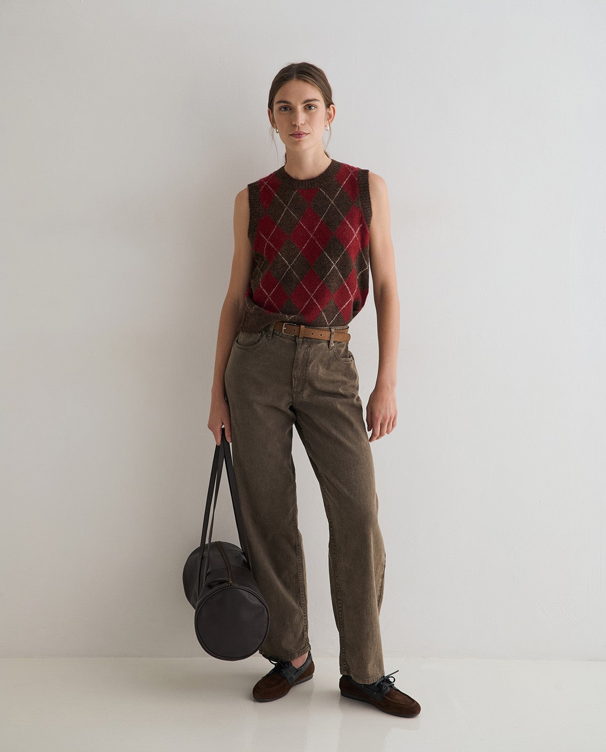 YERSE Argyle Vest