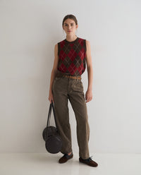YERSE Argyle Vest