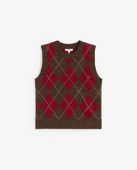 YERSE Argyle Vest