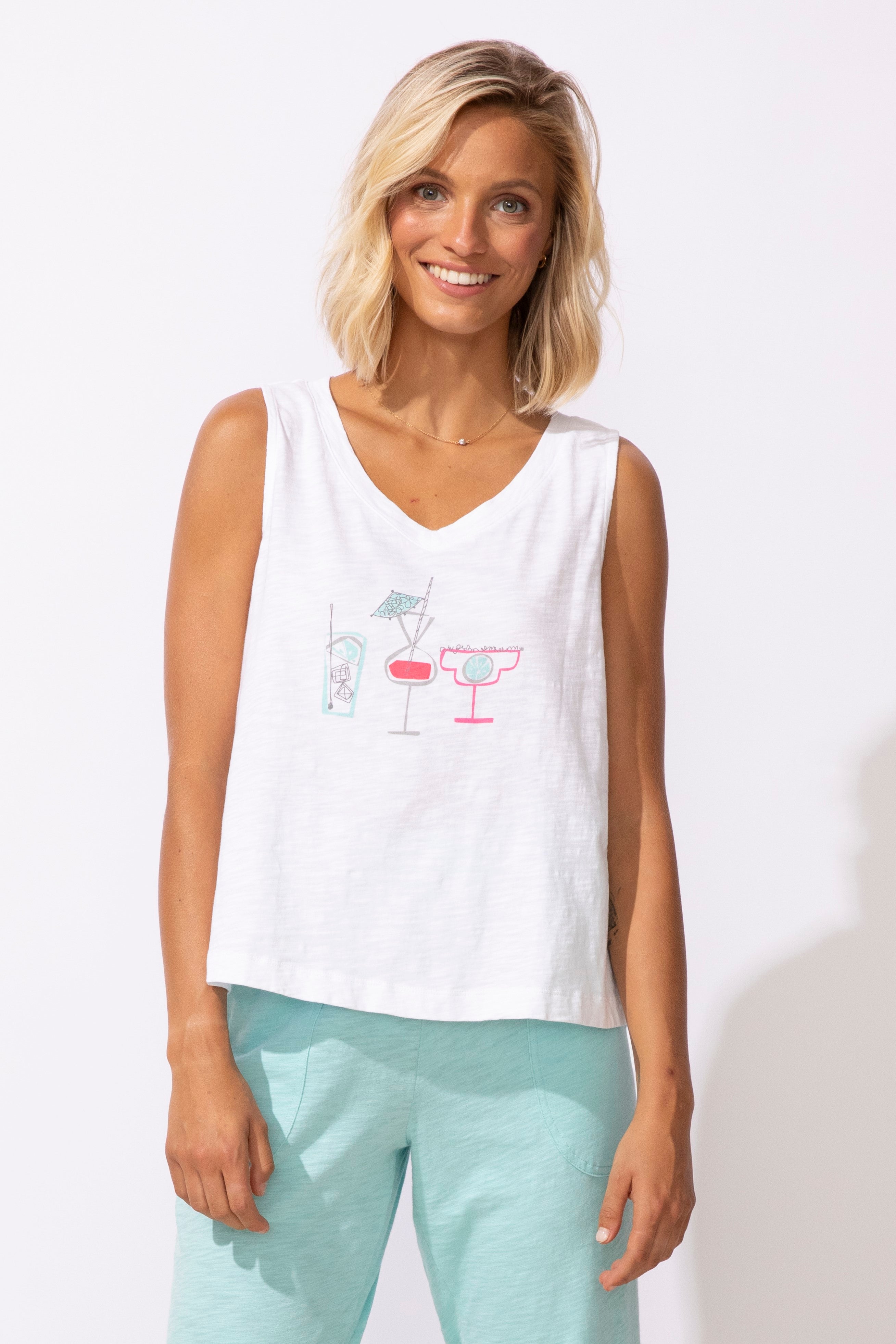 ESCAPE Graphic Design Tank Top