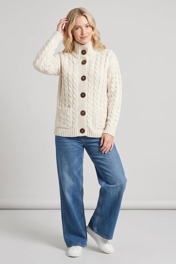 SHANNON PASSERO Cable Knit Cardigan