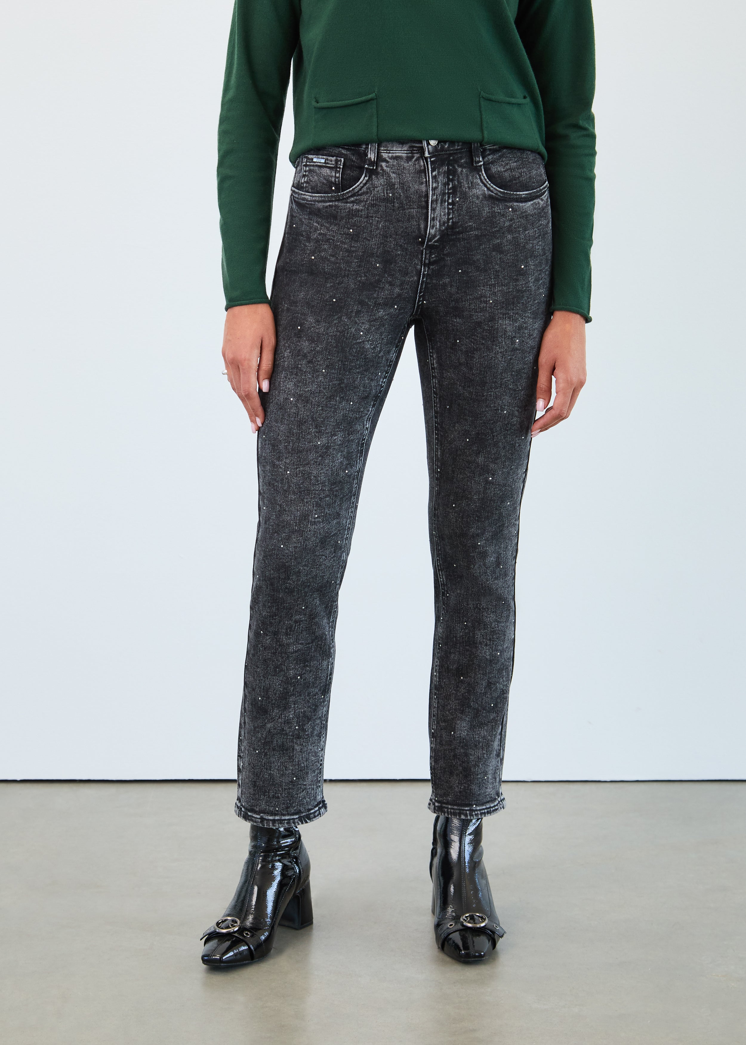 FDJ Suzanne Straight Ankle Jeans