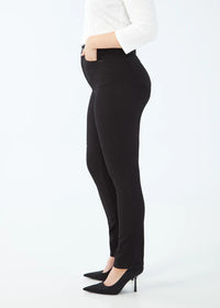 FDJ Peggy Black Straight Leg Jeans