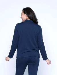 ISCA Brushed Knit Zip Up Jacket