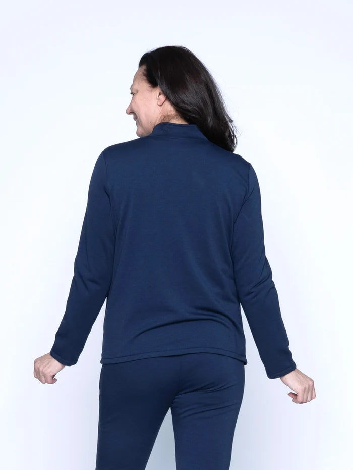 ISCA Brushed Knit Zip Up Jacket