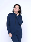 ISCA Brushed Knit Zip Up Jacket