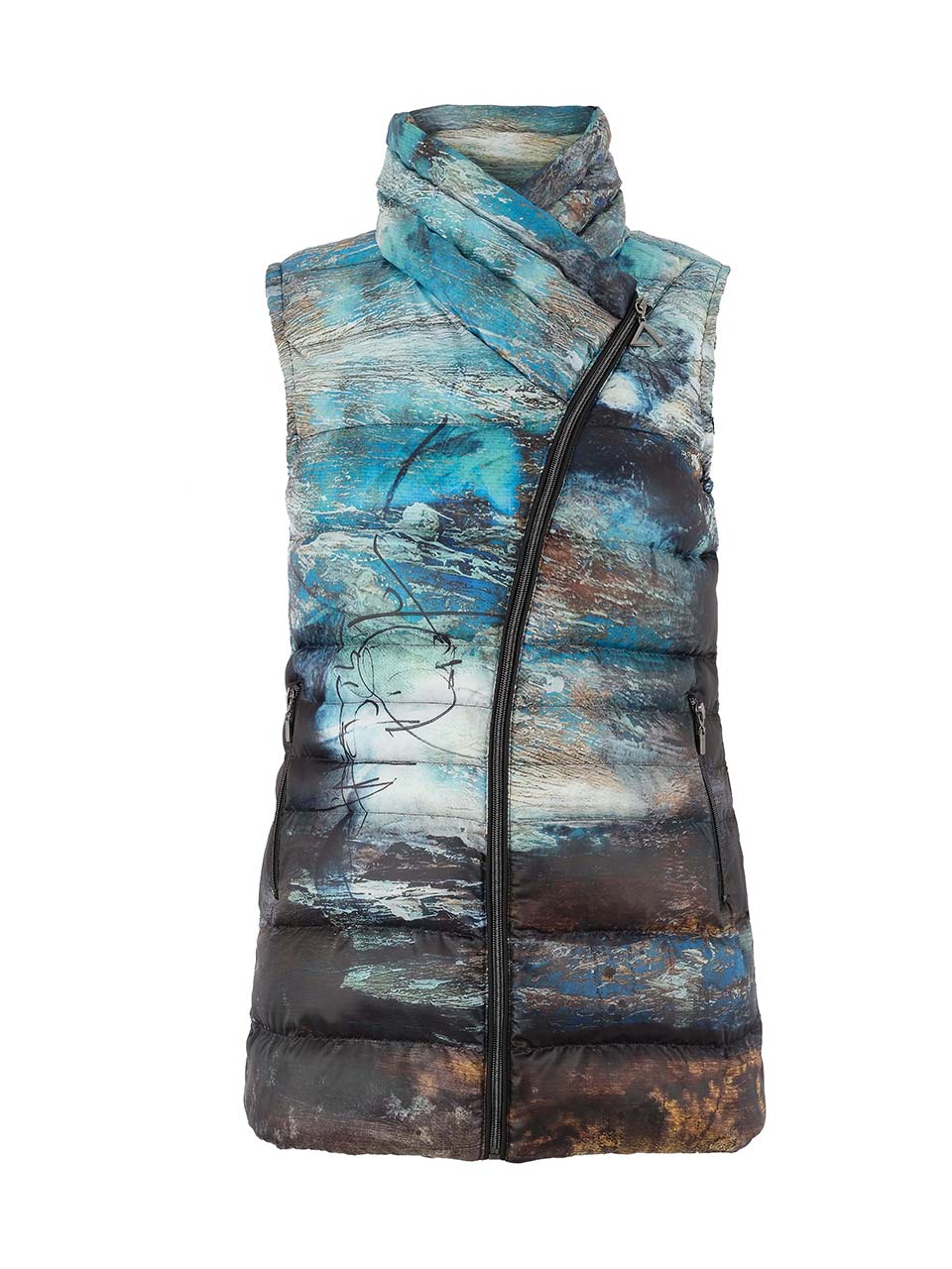 DOLCEZZA Printed Puffer Vest