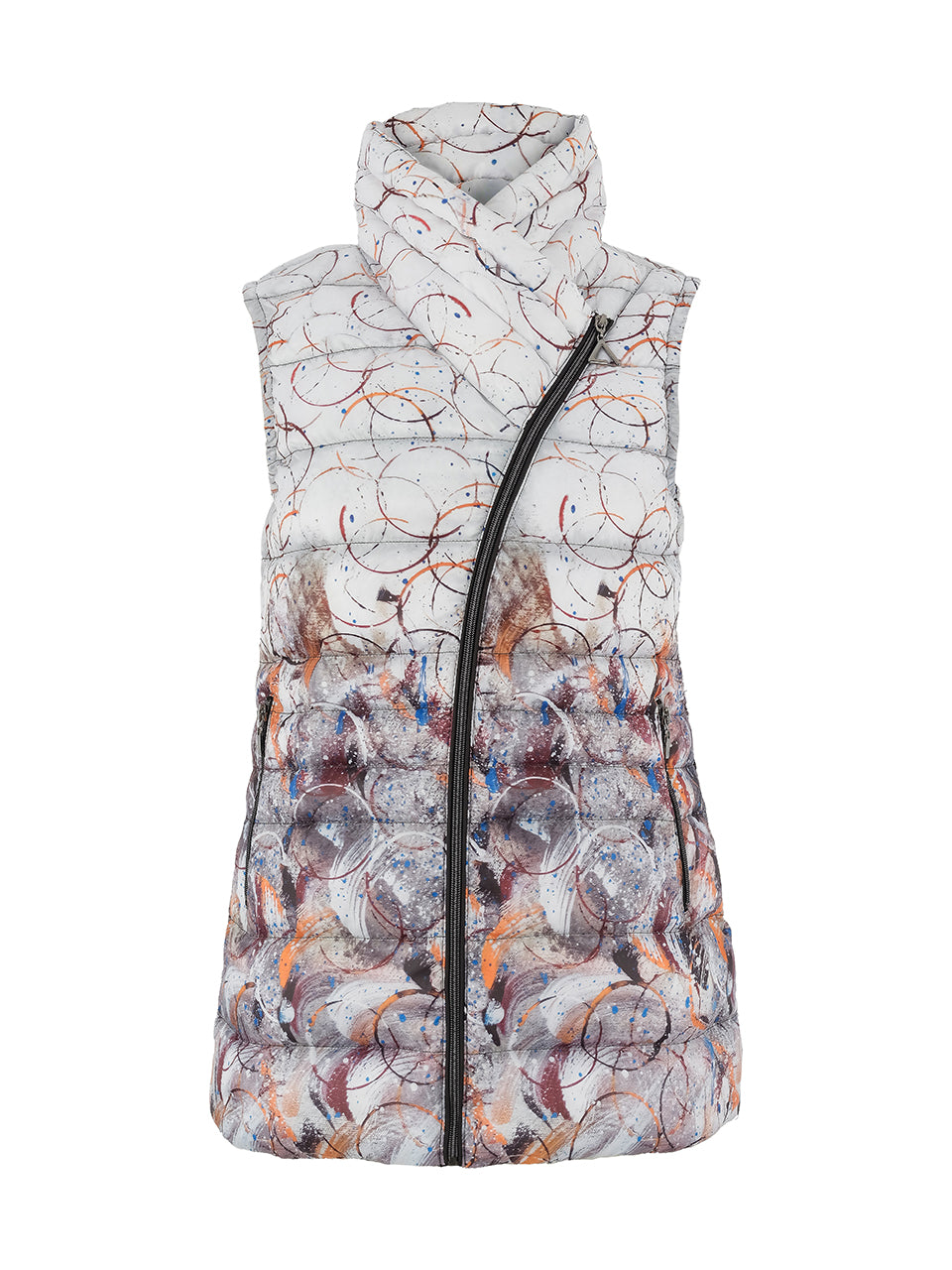 DOLCEZZA Printed Puffer Vest