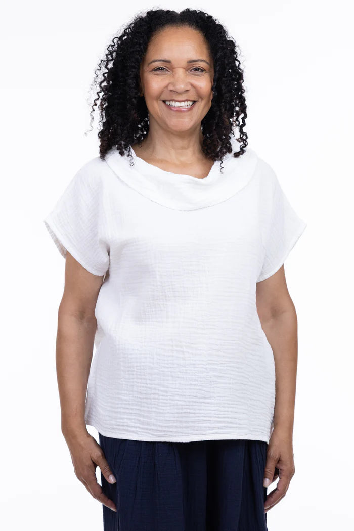 SHANNON PASSERO Cowl Neck Blouse