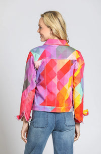 APNY Prism Print Jean Jacket