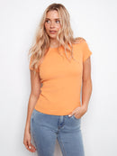 CHARLIE B Ribbed T-Shirt