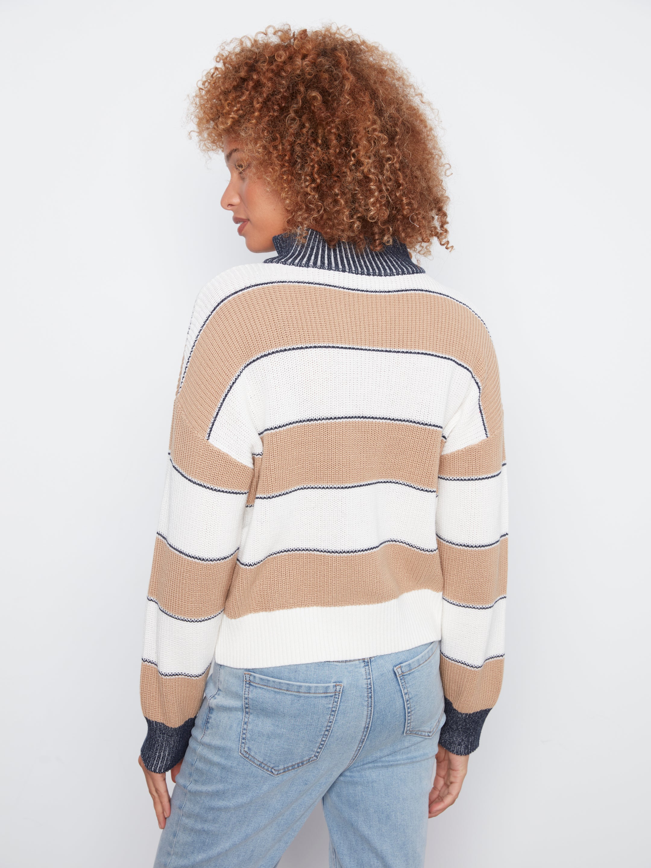 CHARLIE B 1/4 Zip Sweater