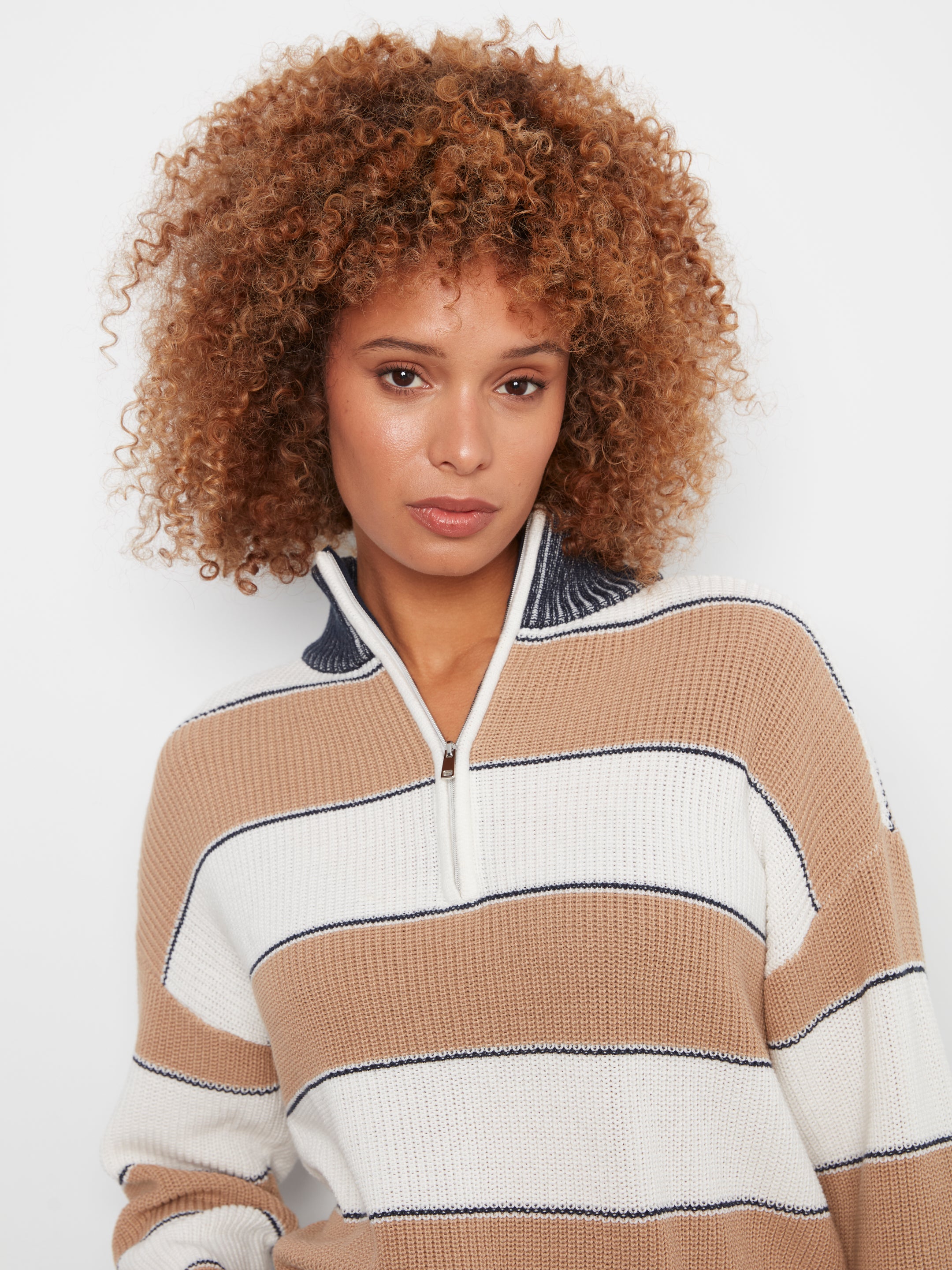 CHARLIE B 1/4 Zip Sweater