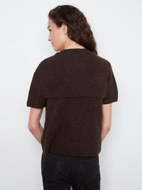 CHARLIE B Short Sleeve Knit Top