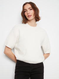 CHARLIE B Short Sleeve Sweater