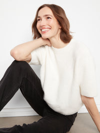 CHARLIE B Short Sleeve Sweater