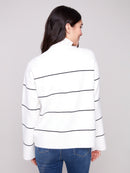 CHARLIE B Funnel Neck Sweater