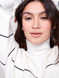 CHARLIE B Funnel Neck Sweater