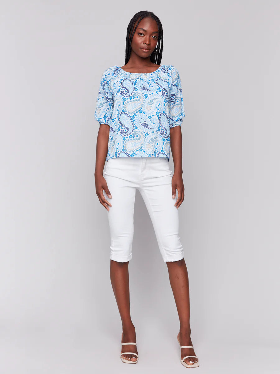 CHARLIE B Off The Shoulder Blouse