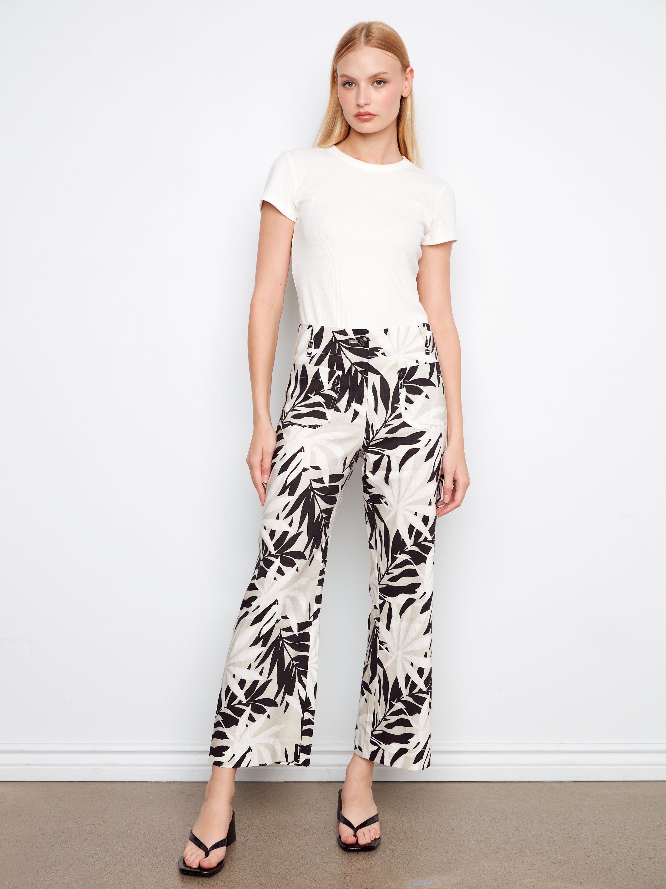 CHARLIE B Floral Pants