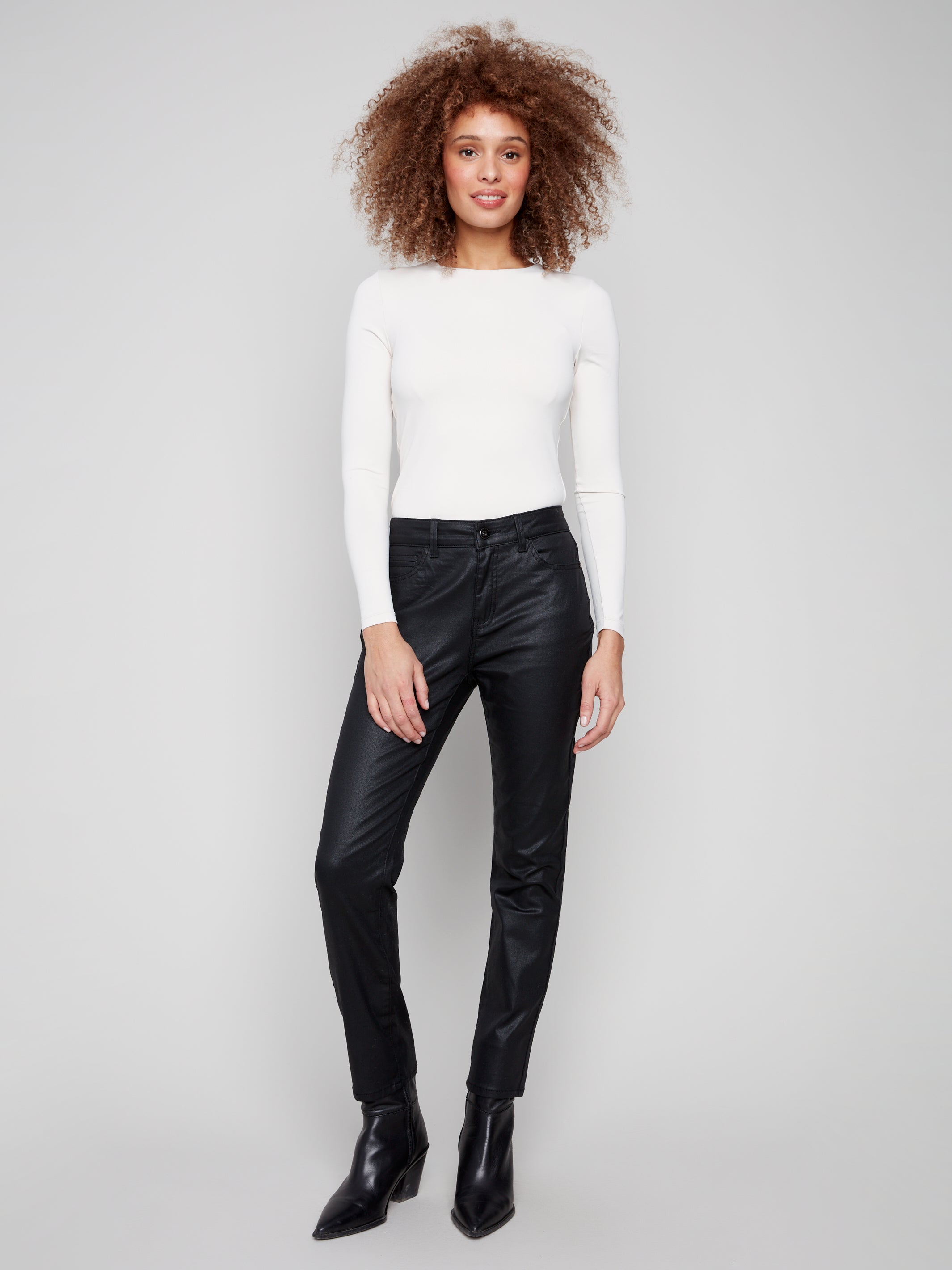 CHARLIE B Waxed Pant