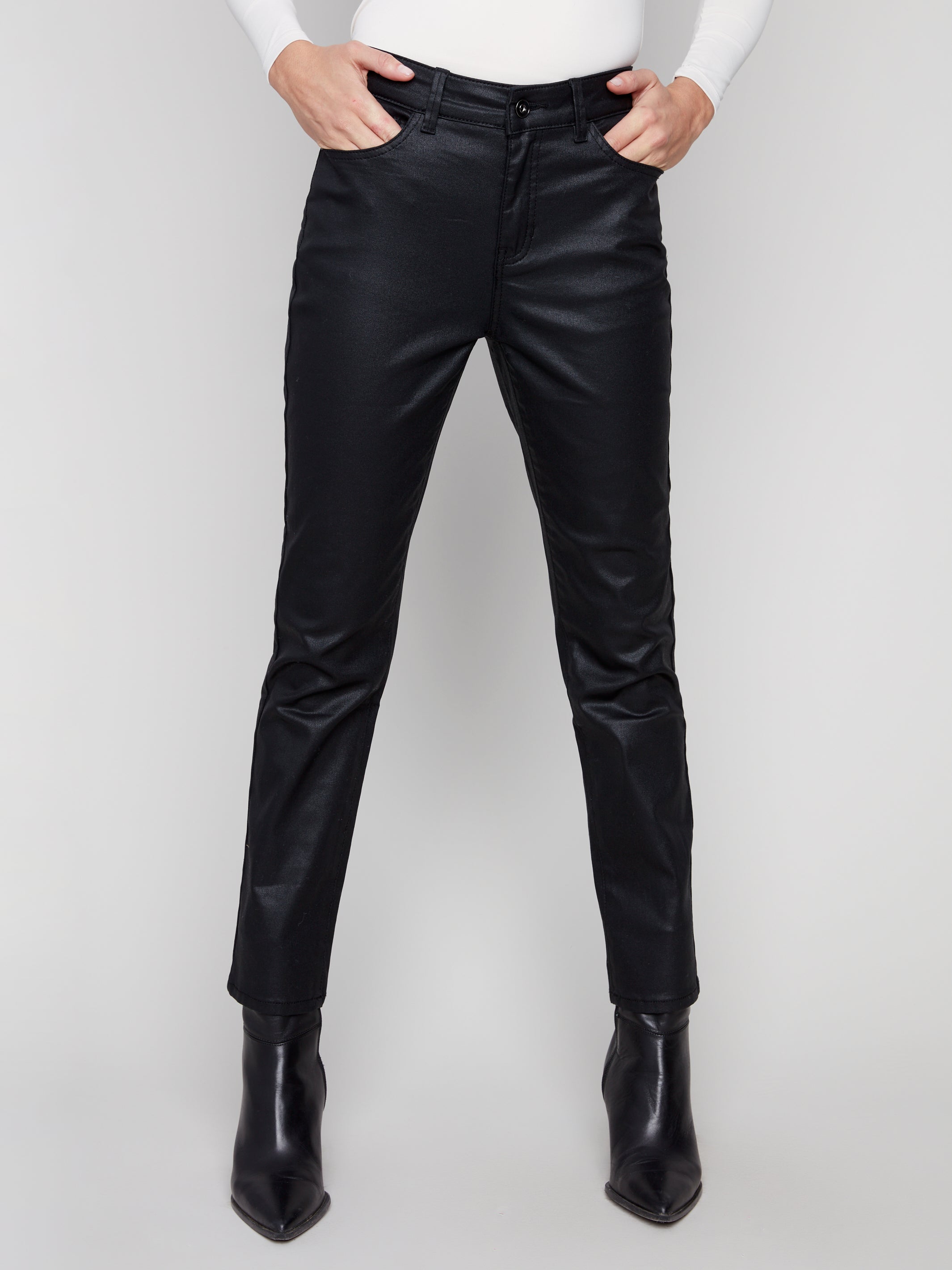 CHARLIE B Waxed Pant