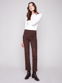 CHARLIE B Faux Suede Pants