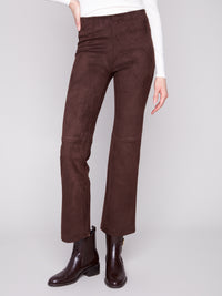 CHARLIE B Faux Suede Pants