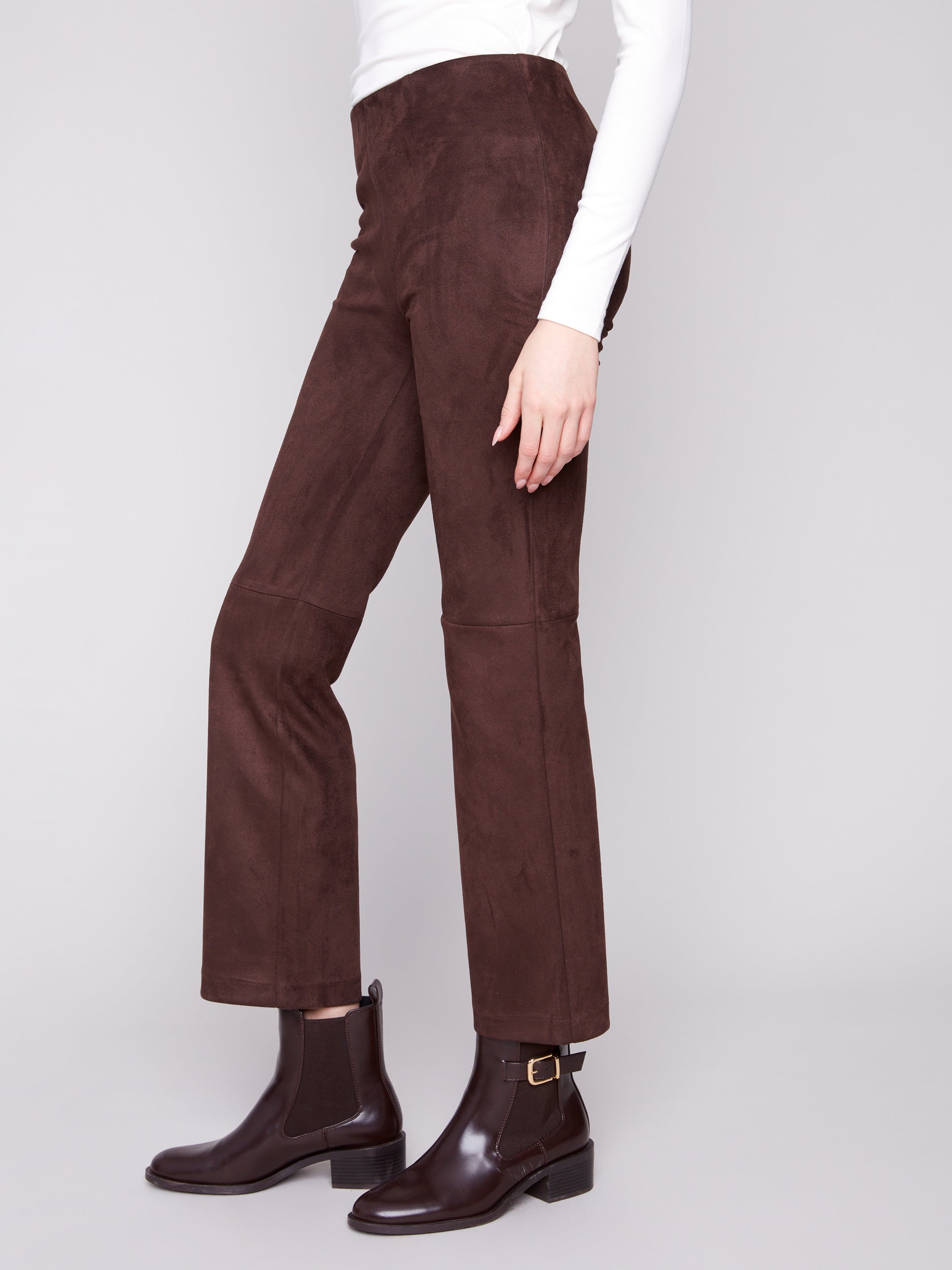CHARLIE B Faux Suede Pants