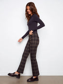 CHARLIE B Flare Pull-on Pants