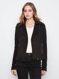 CHARLIE B Faux Suede Jacket