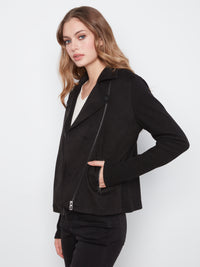 CHARLIE B Faux Suede Jacket