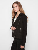 CHARLIE B Faux Suede Jacket