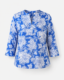 FOXCROFT Pullover Blouse