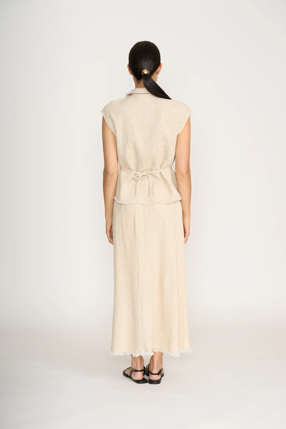 FOIL Linen Skirt