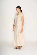 FOIL Linen Skirt