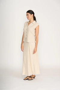 FOIL Linen Skirt