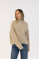 LYLA + LUXE Evoletflex Mock Neck Sweater