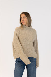 LYLA + LUXE Evoletflex Mock Neck Sweater