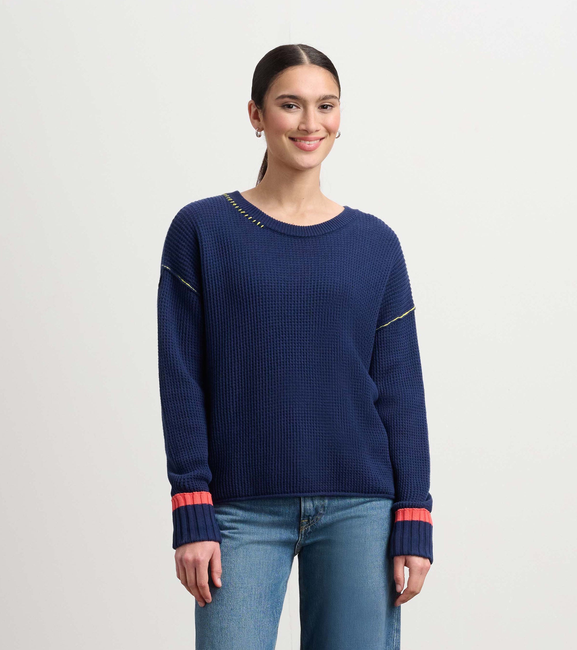 HATLEY Waffle Knit Top