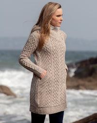 WESTEND KNITWEAR Claddagh Hooded Coat