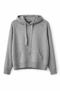 ANGELA MARA Knit Hoodie