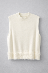 ANGELA MARA Knit Vest