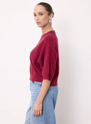 NOT SHY Short Sleeve Cashmere Sweater