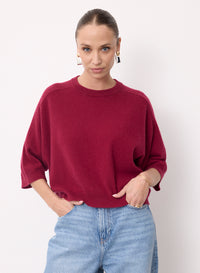NOT SHY Short Sleeve Cashmere Sweater